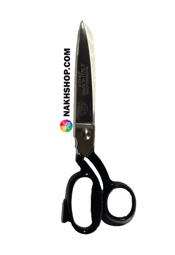 ایتالیا-مشکی-8-1.png قیچی ایتالیایی KIEPE استیل دسته مشکی - سایز 8 - Image 1