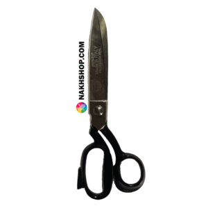 قیچی ایتالیایی استیل دسته مشکی - سایز 9